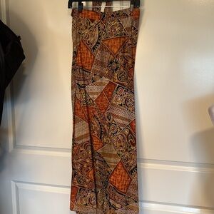 Vintage  Skirt F.A.chatta LTD Multi Color Cottagecore